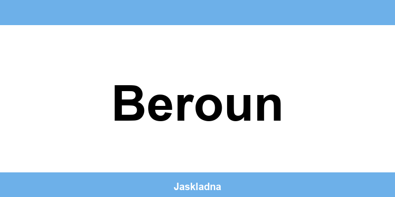 Kontakt ČSOB bankomat a pokladna v Beroun