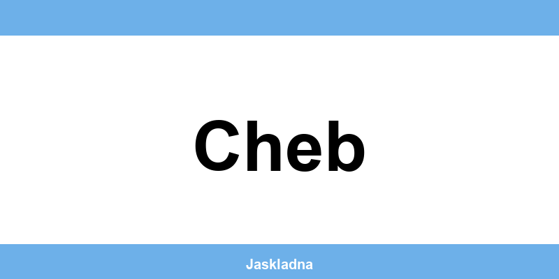 Kontakt ČSOB bankomat a pokladna v Cheb