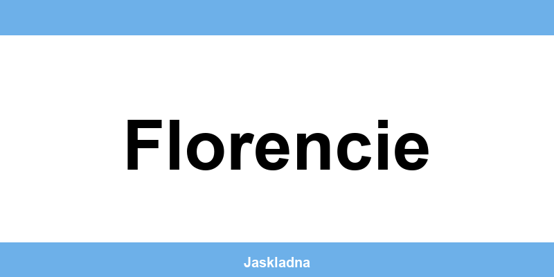 Kontakt ČSOB bankomat a pokladna v Florencie