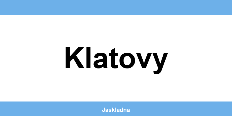 Kontakt ČSOB bankomat a pokladna v Klatovy