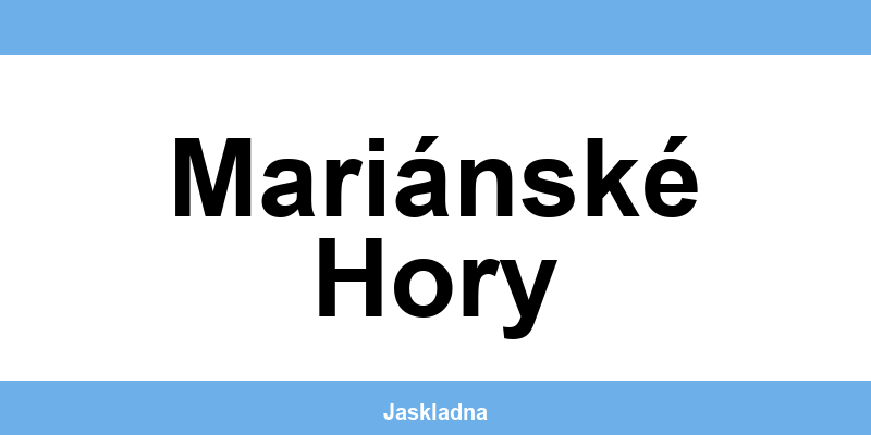 Kontakt ČSOB bankomat a pokladna v Mariánské Hory