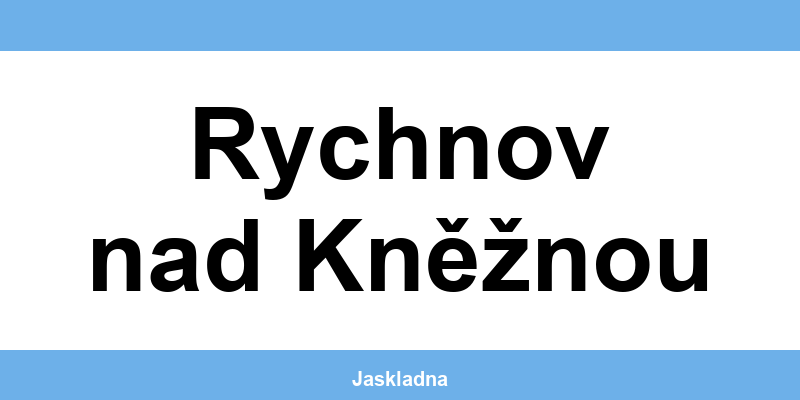 Kontakt ČSOB bankomat a pokladna v Rychnov nad Kněžnou
