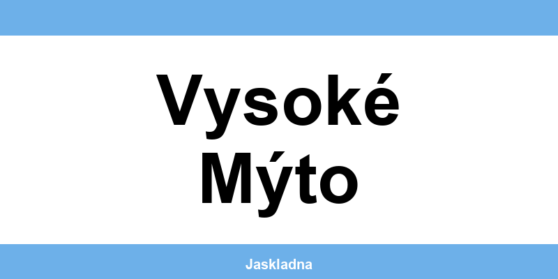 Kontakt ČSOB bankomat a pokladna v Vysoké Mýto